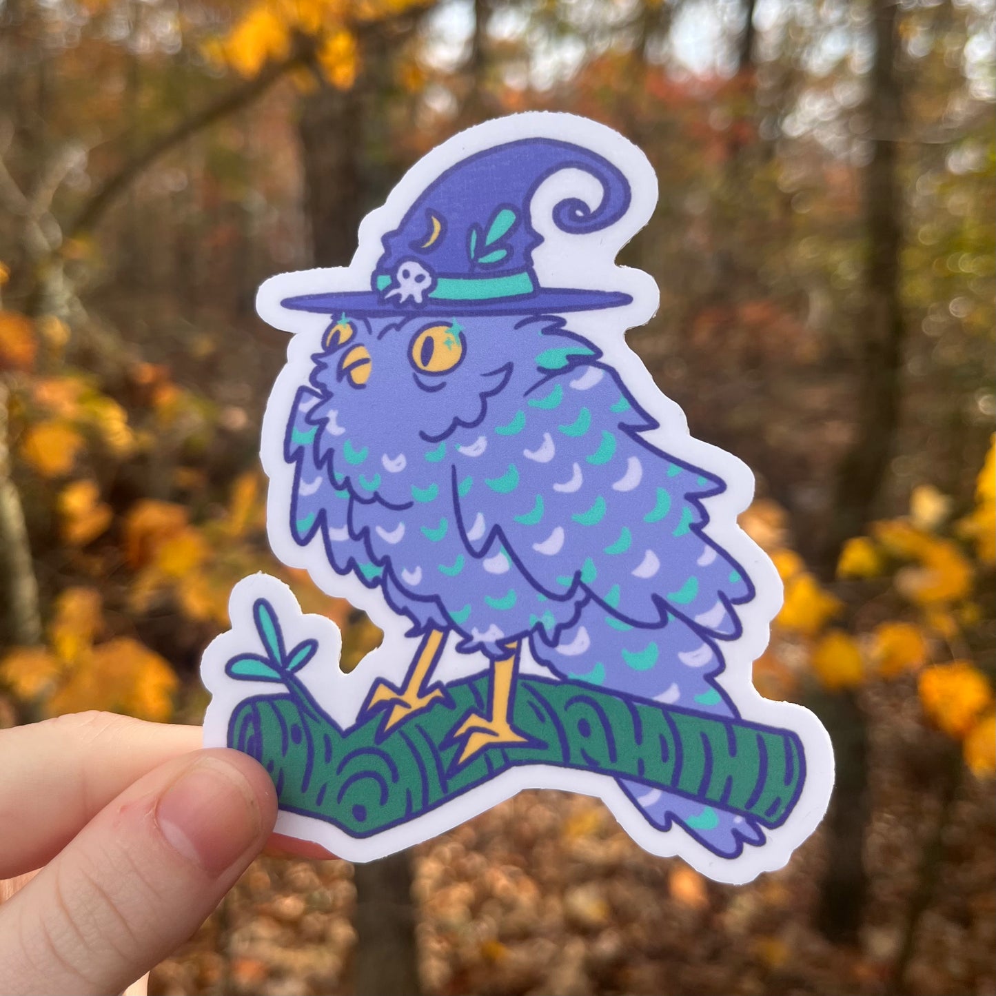 Witch Owl Sticker