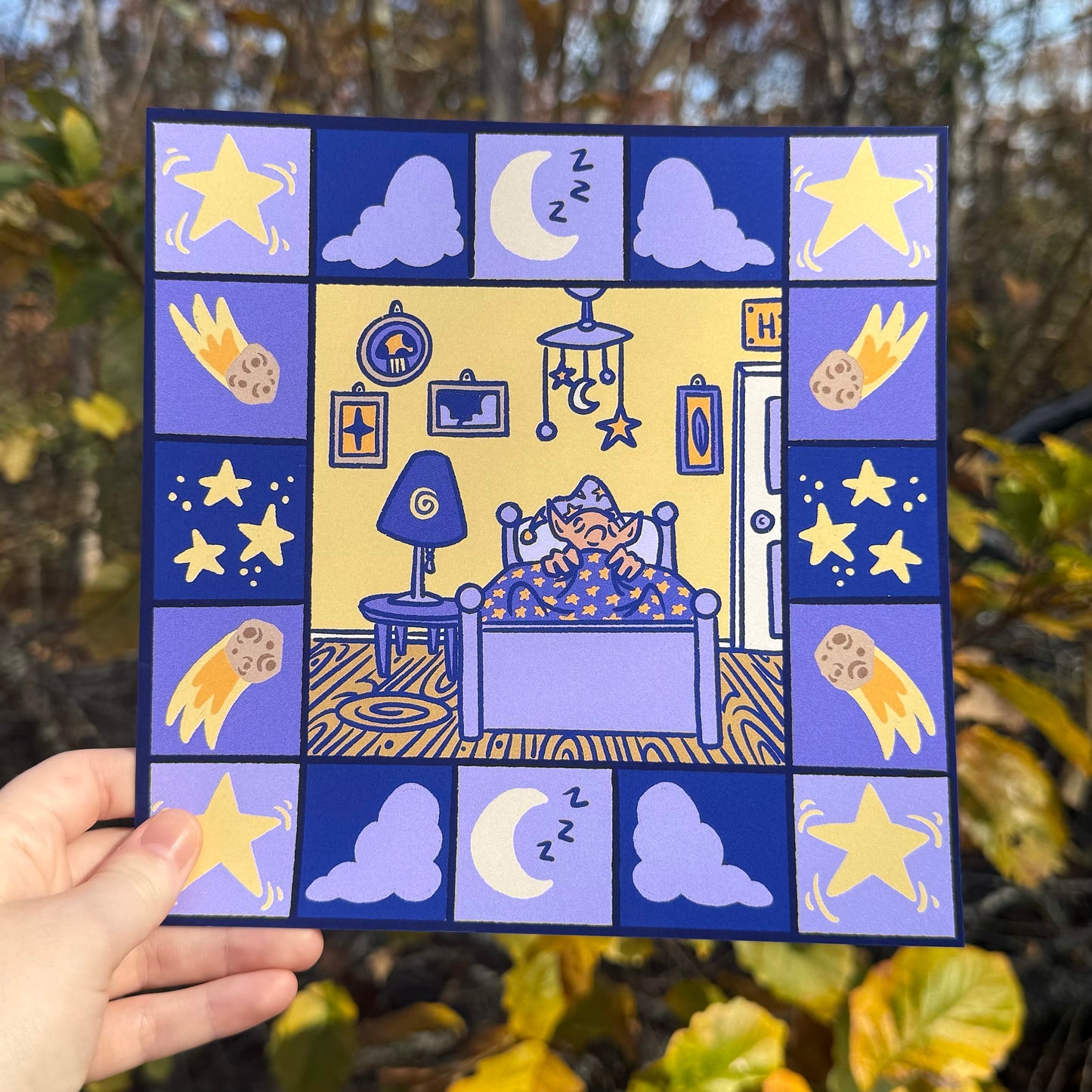 Sleepy Hiliguy Print