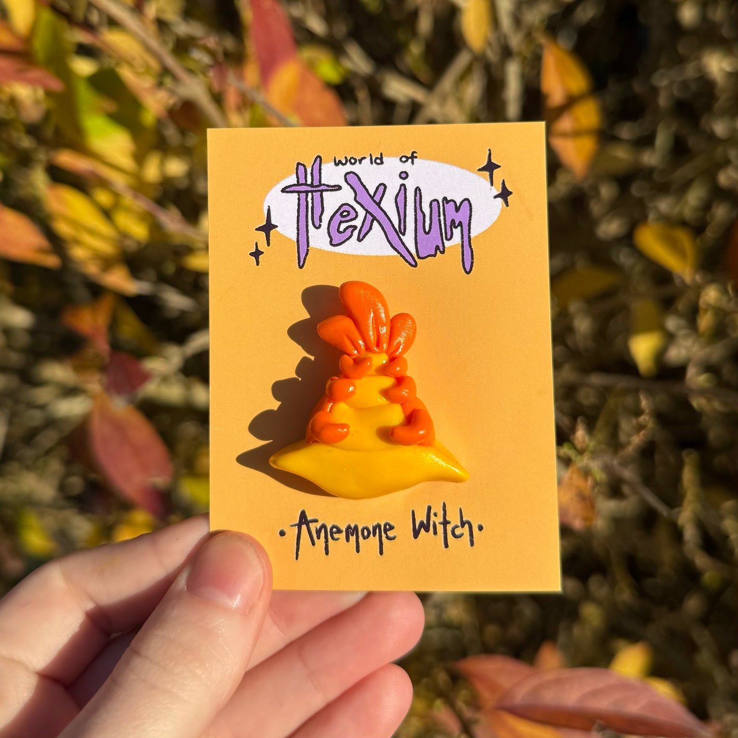 Anemone Witch Pin