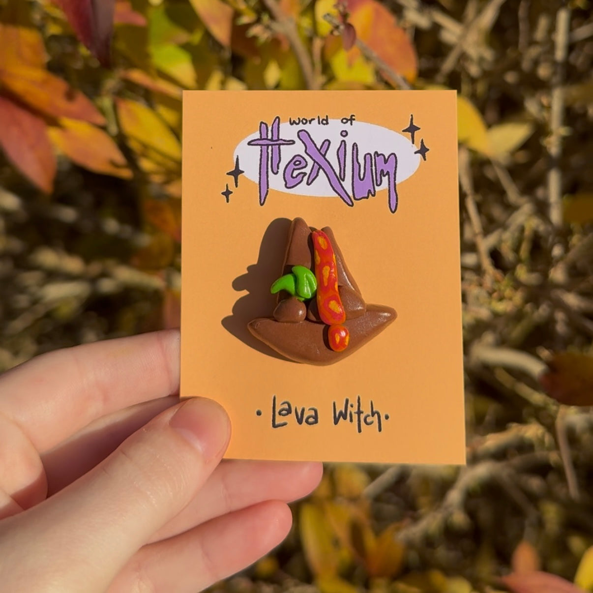 Lava Witch Pin
