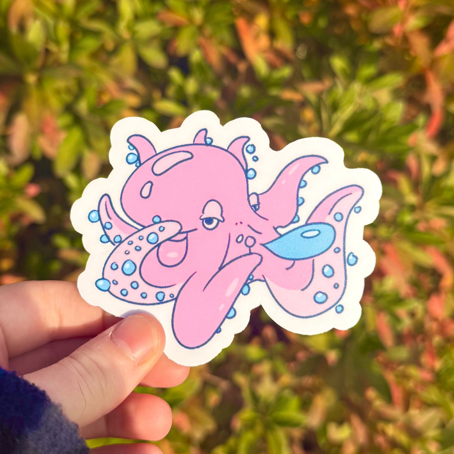 Bubble Octopus Sticker