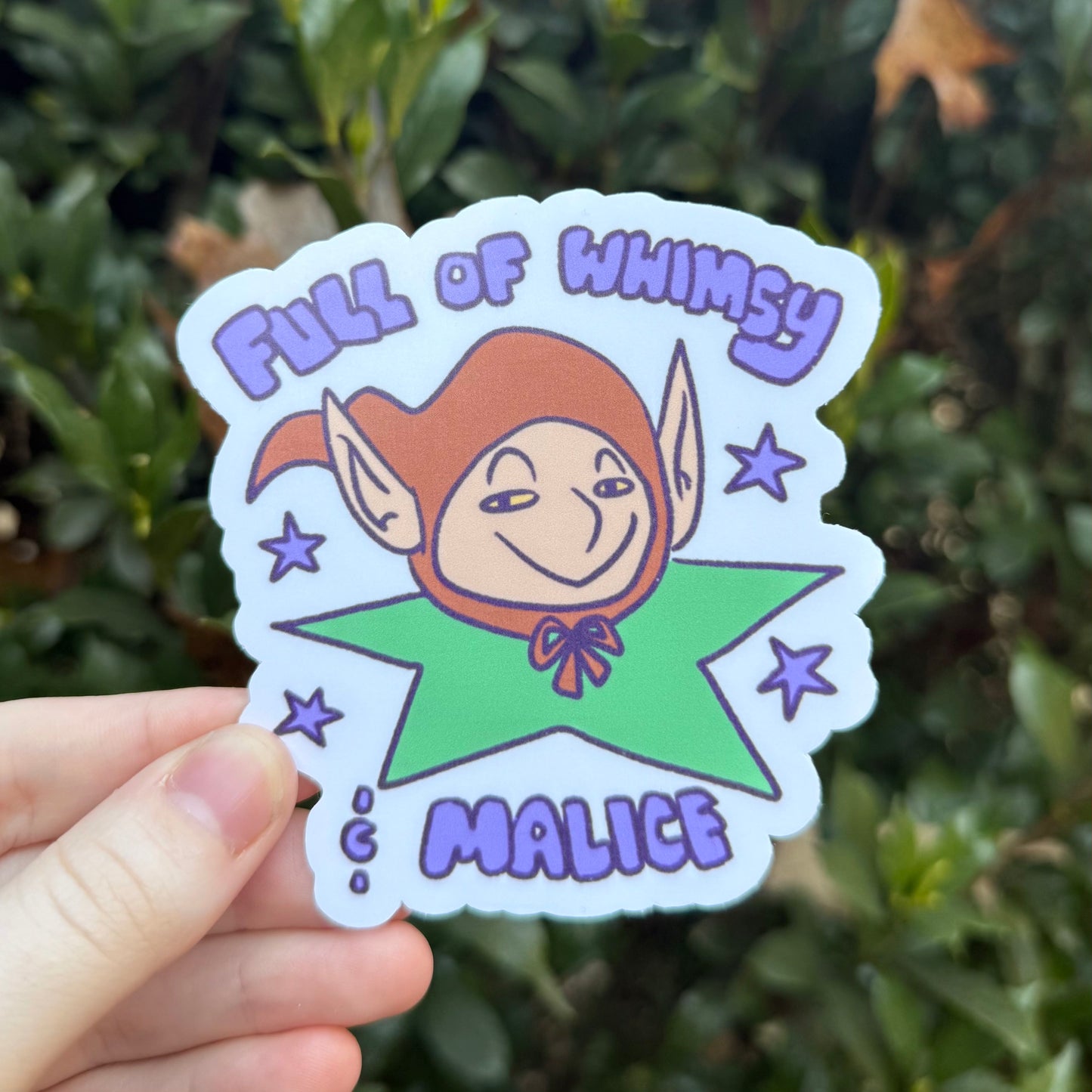 Whimsy & Malice Sticker